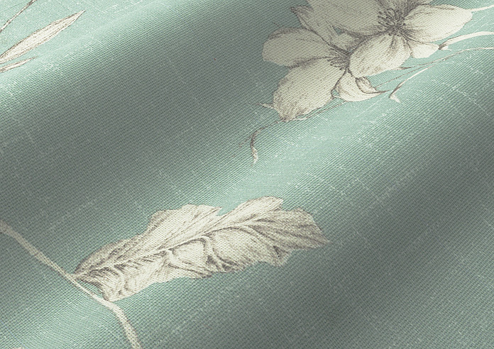 Etched Vine, Eau de Nil - Made to Measure Curtains - Image 4